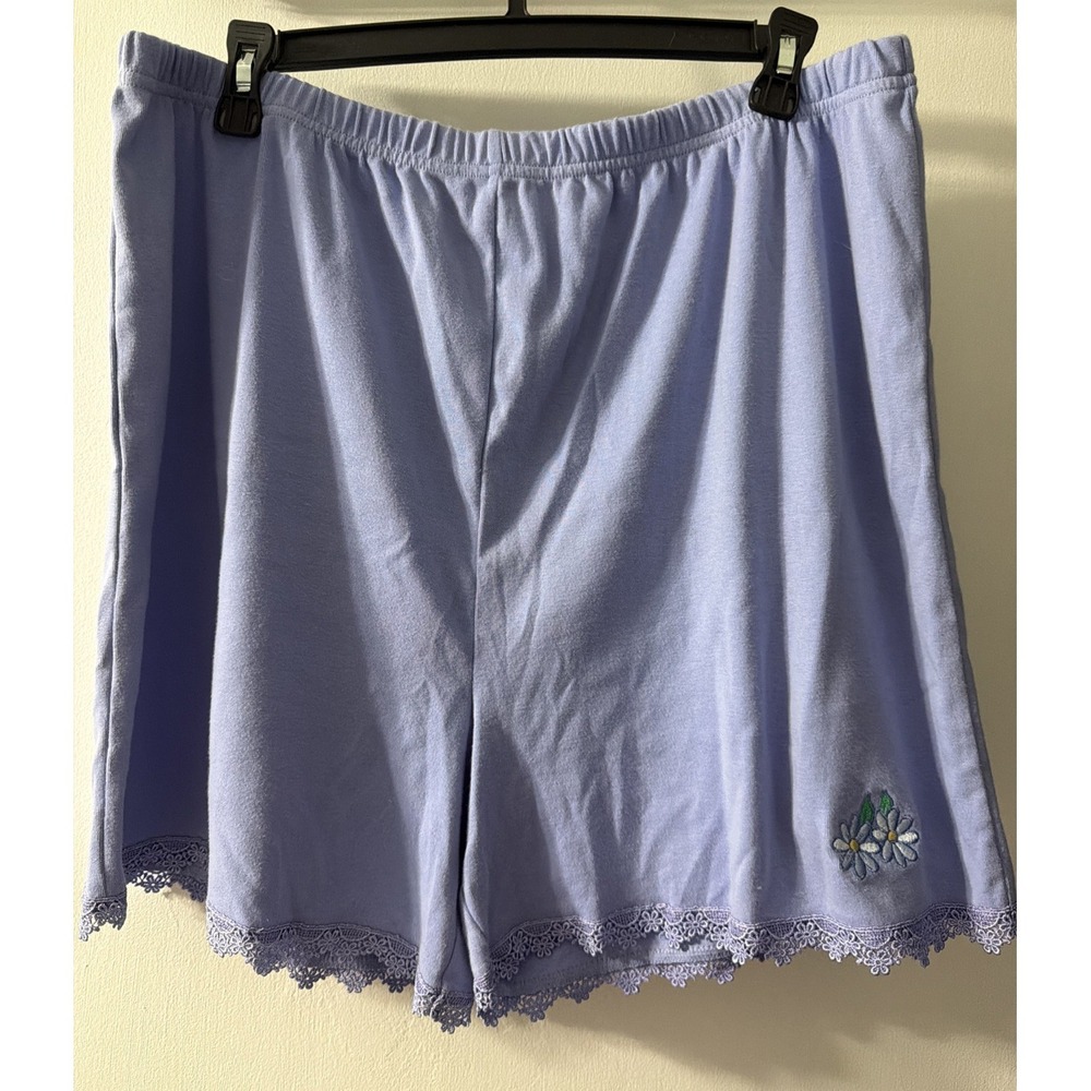 Walt Disney World Sleepwear Sleep Shorts Size XL Periwinkle Purple